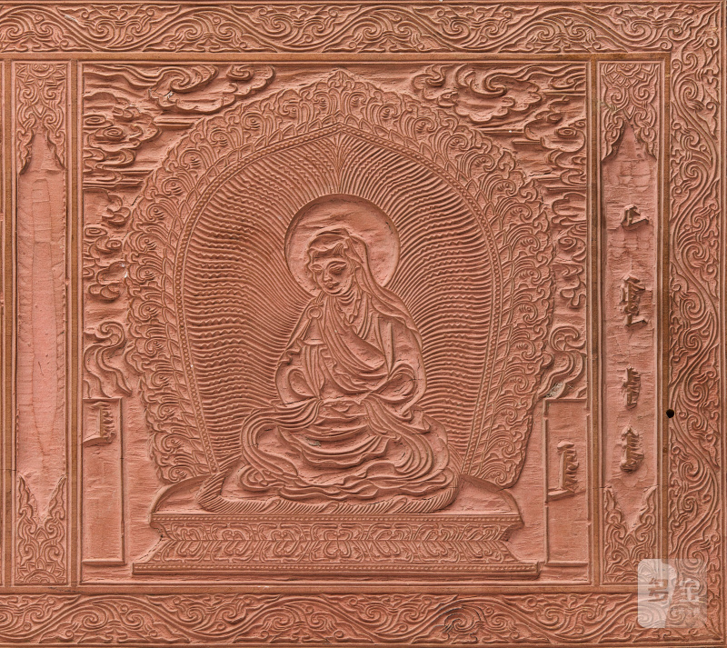 藏漢風格 十八/十九世紀 木雕印经板 一組兩件  TIBETO-CHINESE, 18TH-19TH CENTURY - 图10